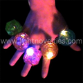 A Light Up Ring - Large Gem - Multi-color LED